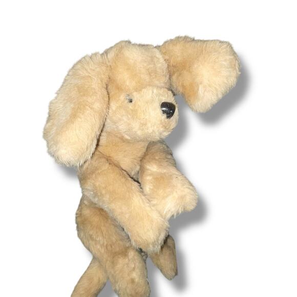 Vintage Gund Plush Dog Muttsy Suede Paws 1985 Golden Labrador Retriever Gift 20" - Picture 10 of 13